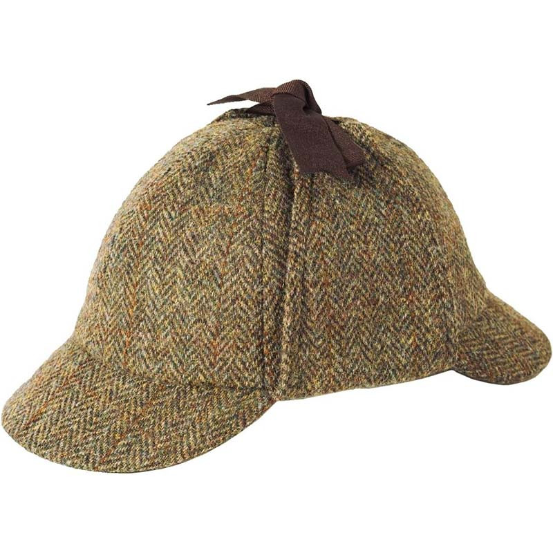 Harris Tweed Deerstalker Hat – Herringbone Design1