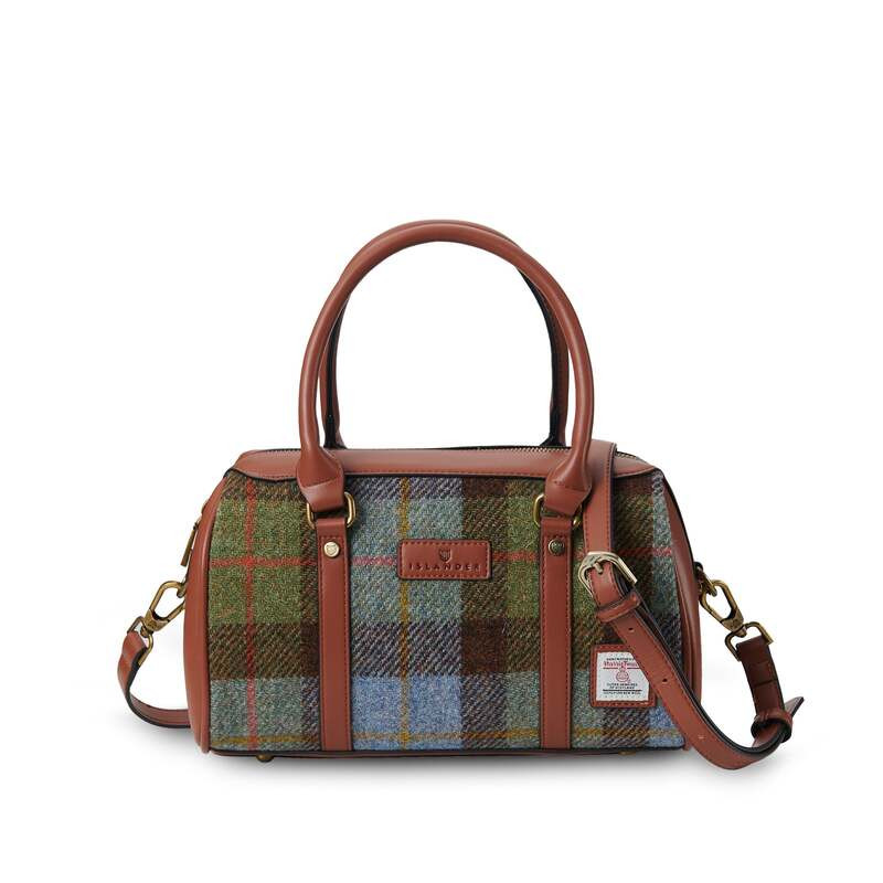 Islander Medium Handwoven Harris Tweed Duffle Bag