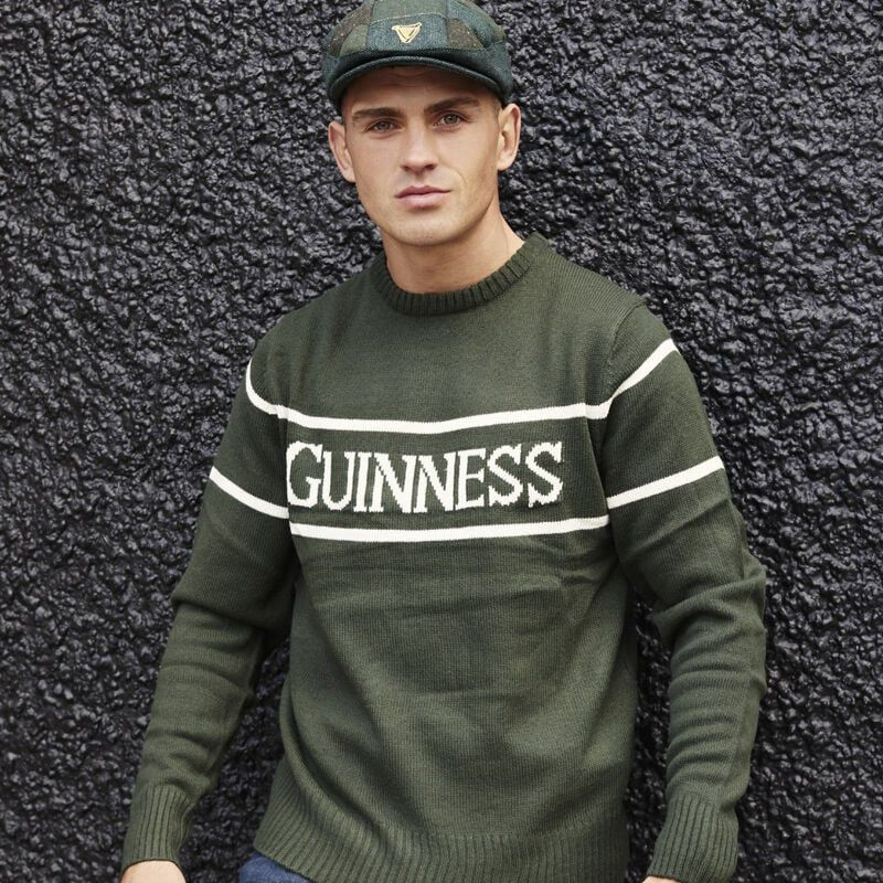 Guinness Label Bottle Green Sweater | Keilys.com