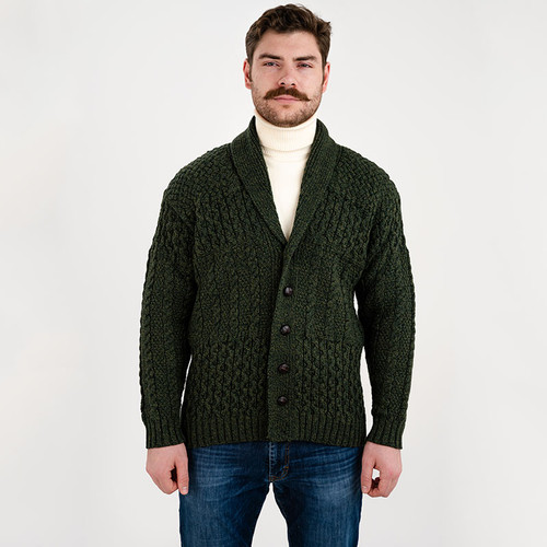 Merino Mens Zipper Knit Cardigan | Keilys.com