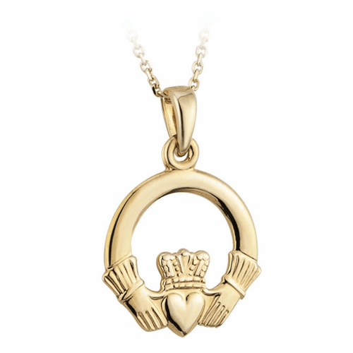 Gold Plated Claddagh Celtic Necklace Shop On Keilys.com
