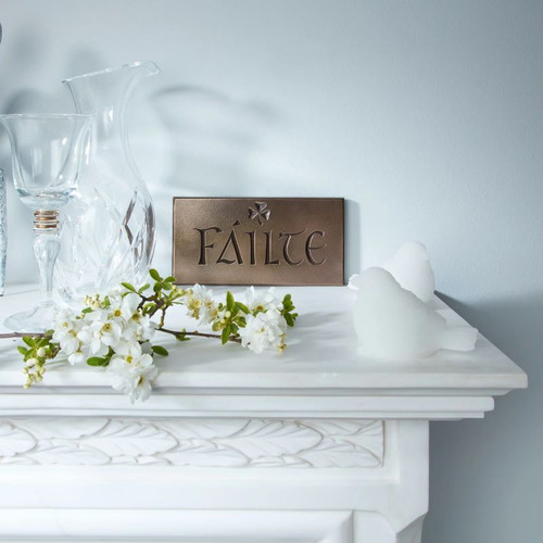 Failte Bronzed Plaque Lifestyle Keilys.com