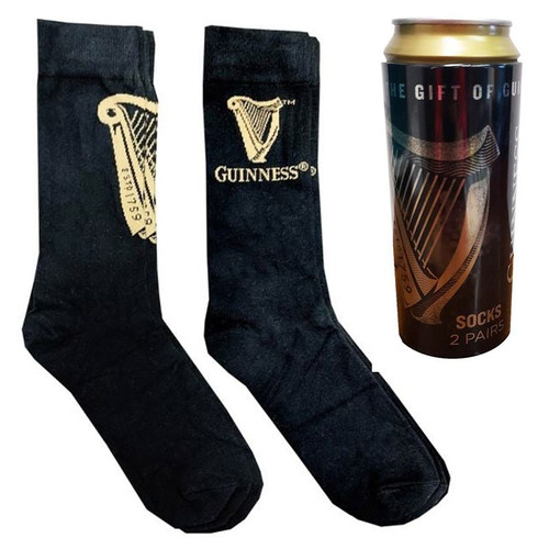 Guinness Harp Socks In A Can (2 Pack) Keilys.com