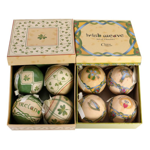 Irish Christmas Bauble 8 Pack With Box keilys.com
