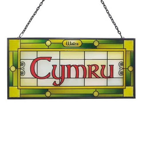 CL-0083-469 Cymru Stained Glass Window Hanging Keilys.com
