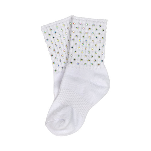 KSS-RCS_AB_ULTRA Kathleen's Sassy Ultra Short Poodle Socks With AB Crystals Keilys.com