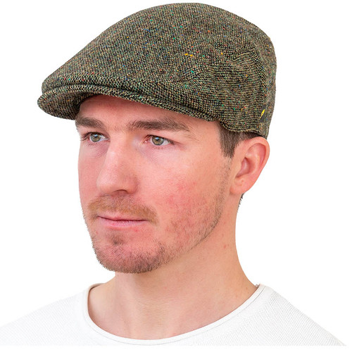 HOF-FCTDT-Ref-3120-18 Donegal Tweed Irish Flat Cap Keilys.com