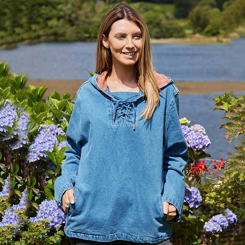 Irish Gardening Smock for Men - Denim