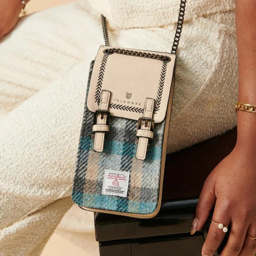 Handcrafted Harris Tweed Phone Purse