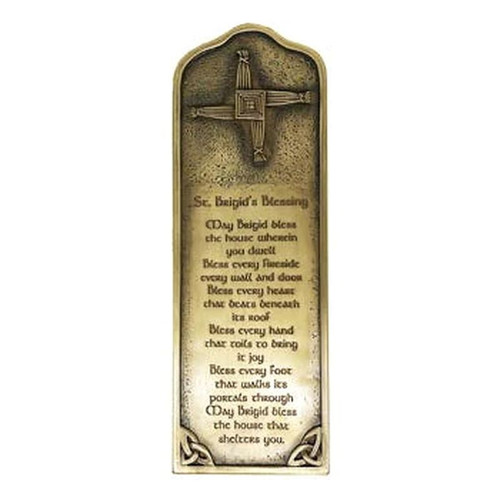 St. Brigid's Blessing Bronze Plated Plaque Lifestyle Keilys.com