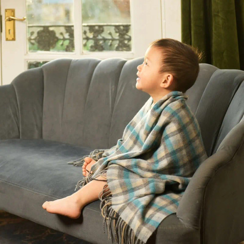 ISL-BLANKET-ISLTT Islander Lambswool Baby Tartan Blanket Islander Tartan Color Keilys.com