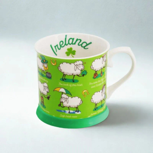 AIS-170773 Irish Shenanigan Sheep Ceramic Mug Keilys.com