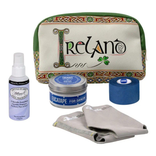 Irish Cosmetic Bag Set with Ankle Protector, Eucatape & Spray Keilys.com