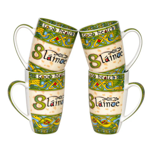 HI-Set-468 Irish Slainte Mug Set of 4 Keilys.com