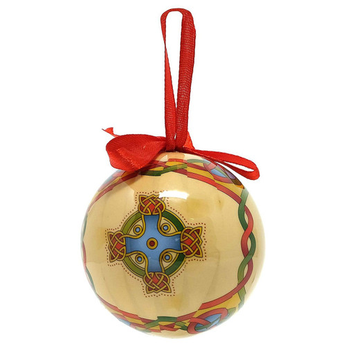 Christmas Scottish Cross Bauble from Royal Tara Hanging Keilys.com
