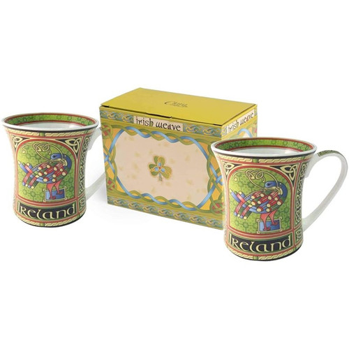 CL-79-4(Setof2)  Peacock Ireland Mug Set of 2 Keilys.com