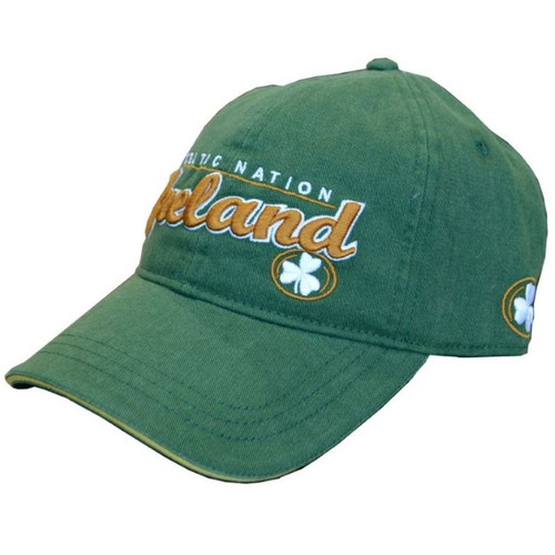 Green/Gold Celtic Nation Baseball Cap Keilys.com