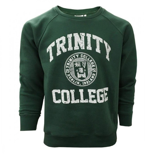 TRIN5005 Trinity College Dublin Crest Sweatshirt Front view Keilys.com