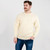 AWM208-300 Irish Aran Style Wool Blend Sweater Natural White Shop online On Keilys.com