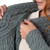 ML136-102 Aran Cable Knit Side Zip Merino Cardigan Skylight studio Keilys.com