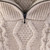 MM902-109 Aran Men's Zip Neck Merino Wool Sweater Natural Parnsip Keilys.com