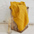 A510658 Aran Wool Patchwork Throw Blanket Yellow Color Keilys.com
