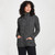B841572 Irish Zipper Wool Cardigan with Mock Turtleneck Slate Grey Color Shop online on Keilys.com