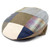 Hanna Hats Linen Vintage Irish Patchwork Cap close up Keilys.com