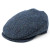 77B2-D8/1 Hanna Hats Irish Tweed Cap Blue Salt and Pepper Keilys.com