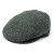 77B2-C6-1 Hanna Hats Irish Tweed Cap Dark Green Fleck Salt & Pepper Keilys.com