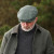 77B2-C6-1 Hanna Hats Irish Tweed Cap Dark Green Fleck Salt & Pepper Keilys.com