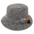832-411B Hanna Hats Irish Tweed Walking Cap Grey salt & pepper  Keilys.com