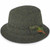 832-C022M Hanna Hats Irish Tweed Walking Cap Green & Black Herringbone Keilys.com