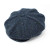 95B2-D8/1 Hanna Hats Irish Tweed Eight Piece Cap Navy & Aqua Salt & Pepper Keilys.com
