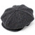95B2-642 Hanna Hats Irish Tweed Eight Piece Cap Dark Grey Charcoal Fleck Salt & Pepper Keilys.com