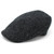 DTC2-L006J Hanna Hats Donegal Touring Cap Tweed in Black & Charcoal Herringbone Color Keilys.com