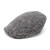 DTC2-513B  Hanna Hats Donegal Tweed Touring Cap Brown Granite Grey HerringboneKeilys.com