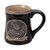 Scotland Thistle Stoneware Mug Black Studio Keilys.com