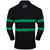 Ireland Striped Men's Rugby Shirt Back side Keilys.com