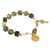 Bracelet with Two Charms St.Patrick and Celtic Cross Connemara Marble Rosary Shop Studio Keilys.com