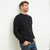A823167 Aran Traditional 100% Merino Mens Cable Knit Inisheer Sweater Black Color Irish Gifts on Keilys.com