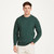 A823403 Aran Traditional Merino Mens Cable Knit Sweater Connemara Green Color Shop online on Keilys.com