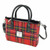 GA-LB1228-COL024 Harris Tweed 'Brora' Small Tote Bag by Glen Appin in Royal Stewart Color Keilys.com