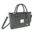 GA-LB1228-COL001-Charcoal Harris Tweed 'Brora' Small Tote Bag by Glen Appin  Keilys.com