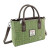GA-LB1228-COL153-Green Harris Tweed 'Brora' Small Tote Bag by Glen Appin  Keilys.com