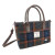 GA-LB1228-COL127-Grey Rust Harris Tweed 'Brora' Small Tote Bag by Glen Appin  Keilys.com
