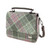 GA-LB1214-COL134 Harris Tweed 'Thurso' Square Bag by Glen Appin Soft Pink Buchanan Keilys.com