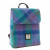 GA-LB1213-COL079-Green Purple Harris Tweed 'Tummel' Mini Backpack by Glen Appin Keilys.com