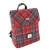 GA-LB1213-COL158-Red Grey Harris Tweed 'Tummel' Mini Backpack by Glen Appin Keilys.com
