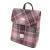 GA-LB1213-COL154-Pink Burgundy Harris Tweed 'Tummel' Mini Backpack by Glen Appin Keilys.com